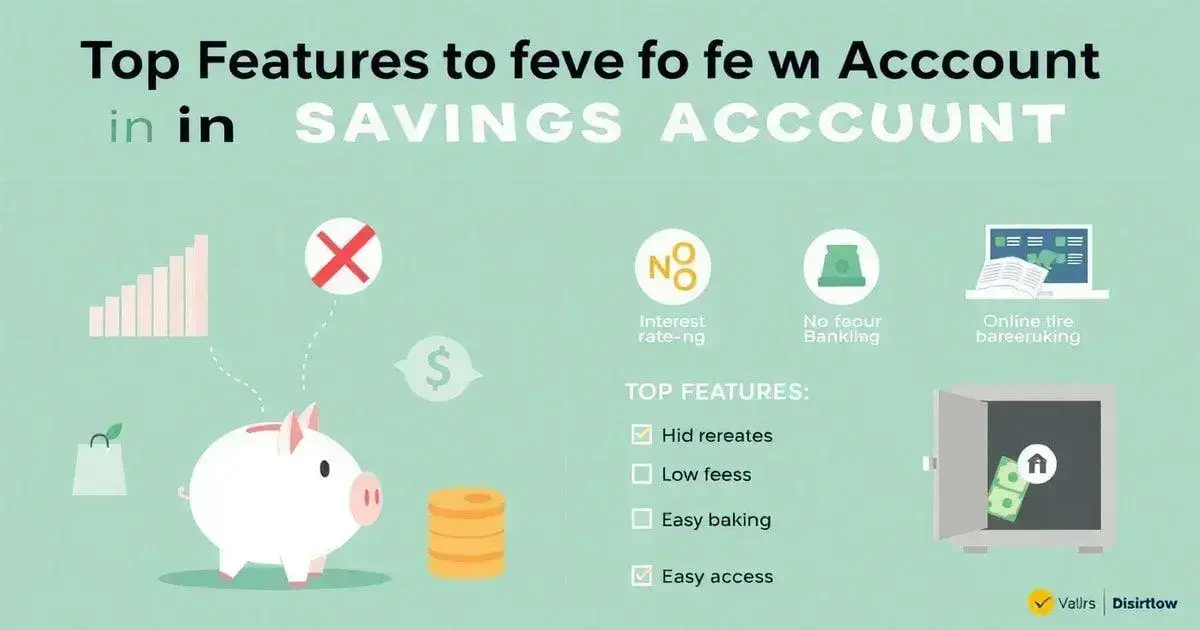 Top Features to Look for in Savings Accounts